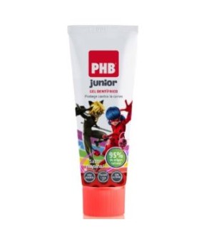 Phb  Junior Pasta Dental Tropical 6 Ladybug 75 Ml Phb