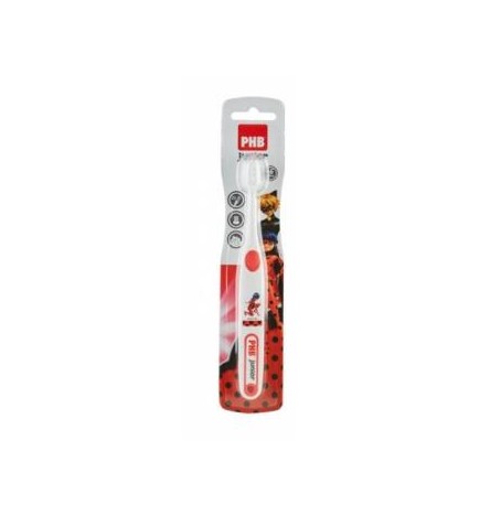 Phb Cepillo Dental Plus Junior Ladybug 6 Anos Phb
