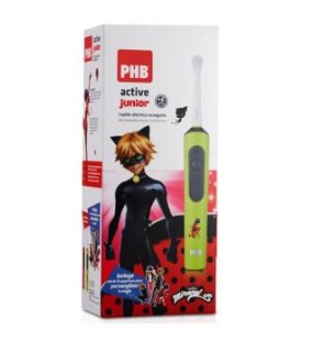 Phb Cepillo Elec Junior Ladybug +6 Anos Verde Phb