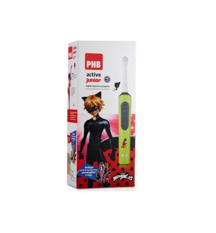 Phb Cepillo Elec Junior Ladybug +6 Anos Verde Phb