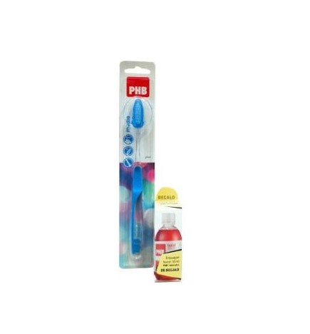 Phb Cepillo Dental Plu.Medio+Enj. Total Pl 30Ml Phb