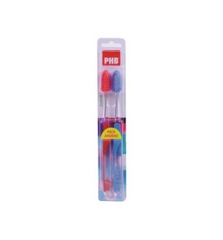 Phb Cepillo Dental Plus Suave Adulto Duplo Phb