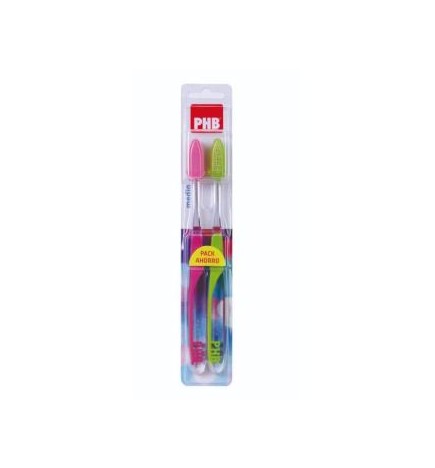 Phb Cepillo Dental Plus Medio Duplo Phb
