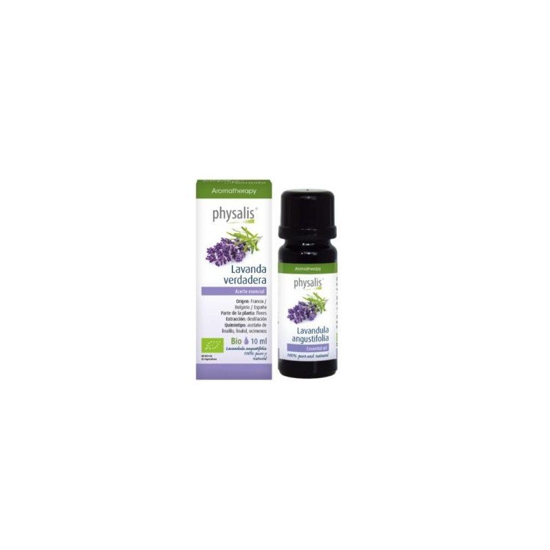 Aceite esencial de lavanda verdadera bio 10ml Physalis Aceite esencial de lavanda verdadera bio 10ml Physalis