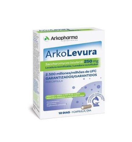 Arko Levura 250Mg 10 Capsulas Arkopharma