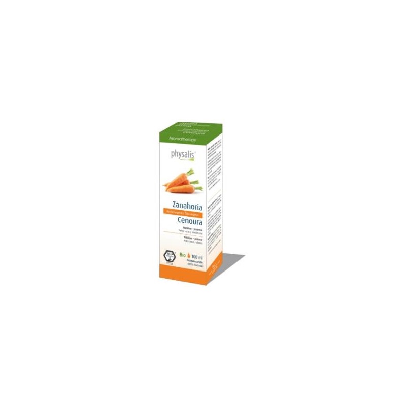 Aceite vegetal de zanahoria bio 100 ml Physalis Aceite vegetal de zanahoria bio 100 ml Physalis