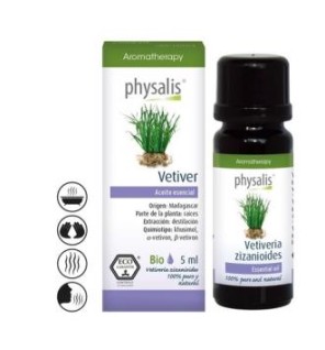 Vetiver Aceite Esencial 5 Ml Bio Physalis