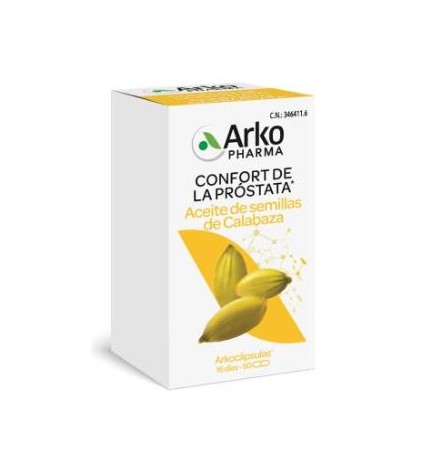 Aceite De Semillas De Calabaza 50Arkocapsulas.Bio Arkopharma