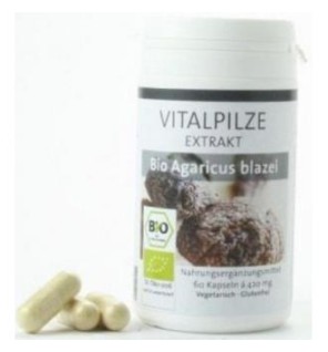Champiñon Del Sol (Agaricus Blazei) Bio 60 Capsulas Pilze Wolhrab