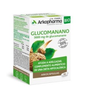 Glucomanano 80Arkocapsulas. Bio Arkopharma