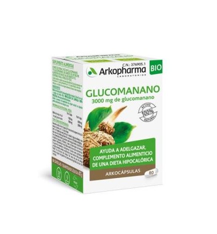 Glucomanano 80Arkocapsulas. Bio Arkopharma