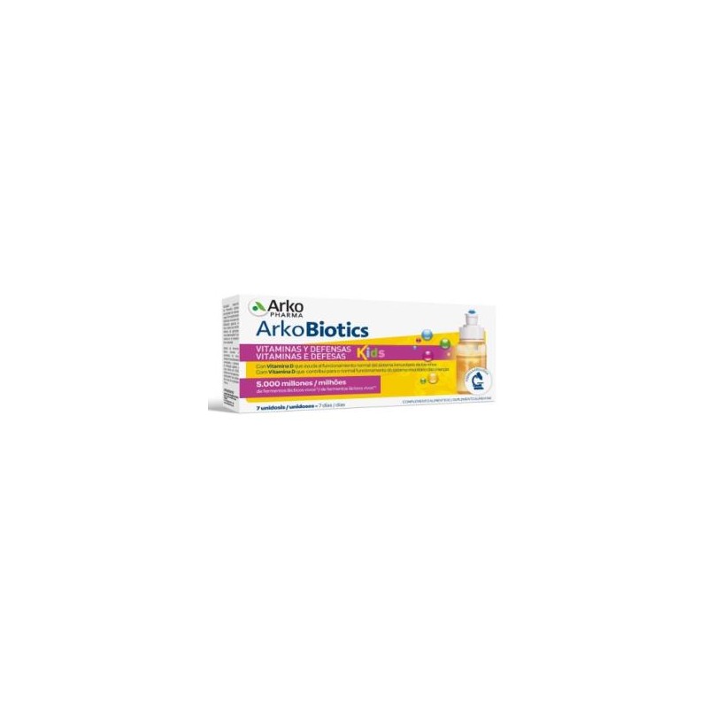Arkobiotics Vitaminas Y Defensas Niños 7Uni. Arkopharma