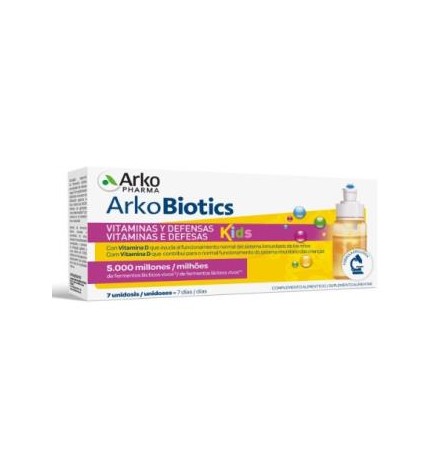 Arkobiotics Vitaminas Y Defensas Niños 7Uni. Arkopharma