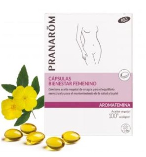 Aromafemina Bienestar Femenino Onagra 30 Capsulas Pranarom P.Acabado