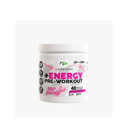 Pre-Workout +Energy Sour Pounch 300 Gramos Protella