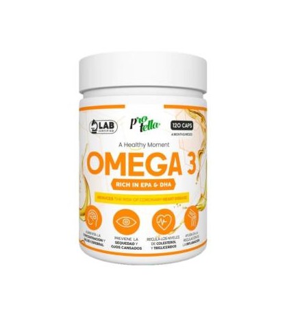 Omega 3 Epa+Dha 120 Capsulas Protella