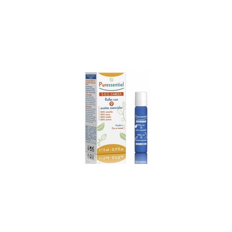 Roller Sos Cabeza Con 9 Ae 5 Ml Puressentiel Roller Sos Cabeza Con 9 Ae 5 Ml Puressentiel