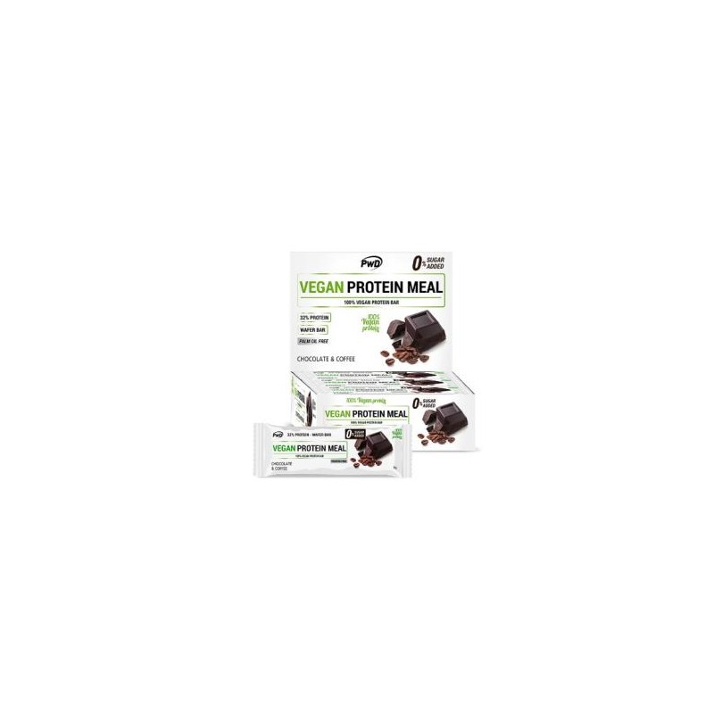 Vegan Protein Meal Barritas Choco-Coffee 12Uds. Pwd Vegan Protein Meal Barritas Choco-Coffee 12Uds. Pwd