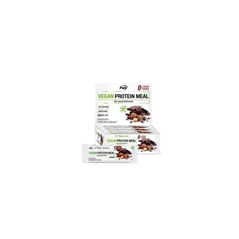 Vegan Protein Meal Choco-Avellana Praline 12Barr Pwd