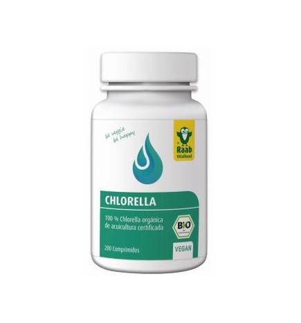Alga Chlorella 200 Comprimidos Bio Sg  Vegan Raab Vitalfood