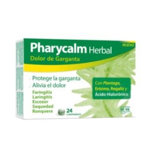 Pharycalm Herbal Dolor De Garganta 24 Comprimidos Reva