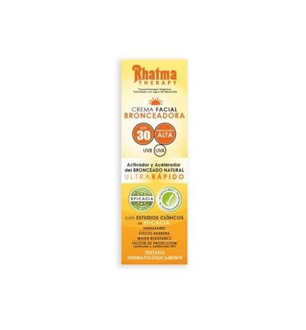 Crema Facial Bronceadora Spf30 60 Ml Rhatma