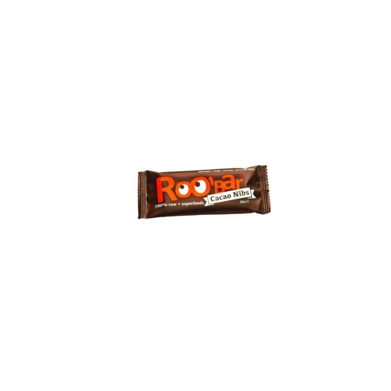 Barritas Cacao-Almendra Bio 30 Gramos Roo´Bar Barritas Cacao-Almendra Bio 30 Gramos Roo´Bar
