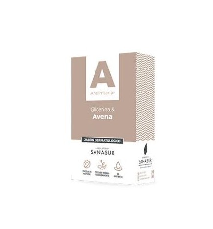 Jabon Glicerina Avena 100 Gramos Sanasur
