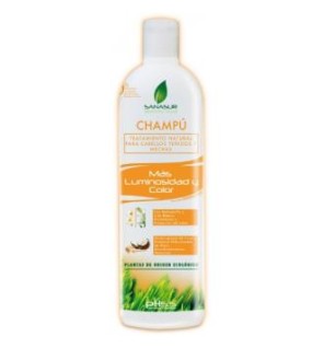 Champu Natural Luminosidad Y Color 500 Ml Sanasur