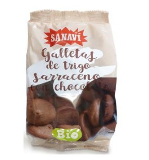 Galleta De Trigo Sarraceno Con Chocolate 200Gr Bio Sanavi
