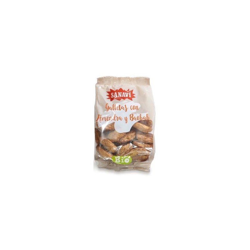 Galleta Con Almendra Y Baobab 250 Gramos Bio Vegan Sanavi Galleta Con Almendra Y Baobab 250 Gramos Bio Vegan Sanavi