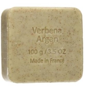 Jabon Exfoliante Argan-Verbena Pastilla 100 Gramos Bio Savon Du Midi