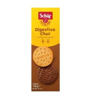 Galletas Digestive Choco 150 Gramos Sg Schar