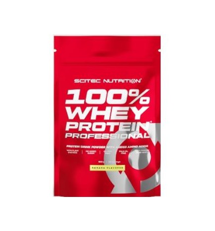 100% Whey Protein Prof. 500G Platano Scitec Nutrition
