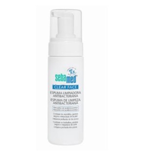 Clear Face Espuma Limpiadora Antibacteriana 150 Ml Sebamed