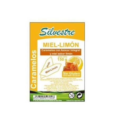 Caramelos De Miel Y Limon Azucar De Caña 150 Gramos Silvestre