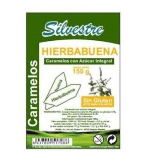 Caramelos De Hierbabuena Azucar De Caña 150 Gramos Silvestre