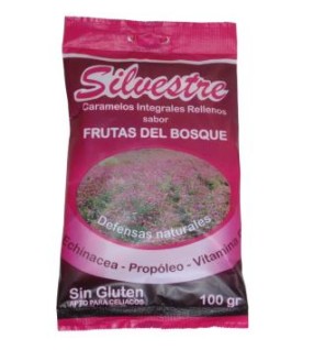 Caramelos Rellenos De Frutas Bosque Azucar 100 Gramos Silvestre