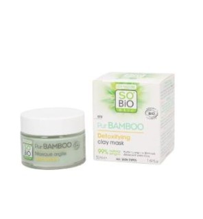 Mascarilla Facial Detox Pur Bamboo Arcilla 50M Bio So´Bio Etic