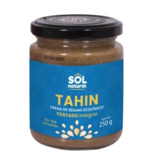 Tahín Tostado Pequeño Bio 250 G Sol Natural