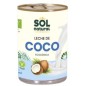 Leche De Coco Para Cocinar Lata Bio 400 Ml Sol Natural