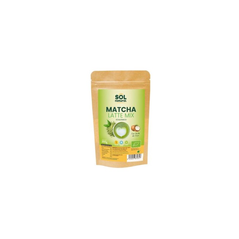 Matcha Latte Mix Bio 200 G Sol Natural