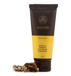 Exfoliante Facial Nuez, Curcuma Y Sandalo 100 Gramos Soultree