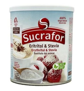 Sucrafor (Eritritol Y Stevia) 500 Gramos Sucrafor