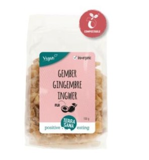 Jengibre Confitado 150 Gramos Vegan Terrasana