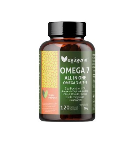 Omega 7 All In One Omega 3 6 7 9 Aceite De Espino Amarillo 1 Vegageno