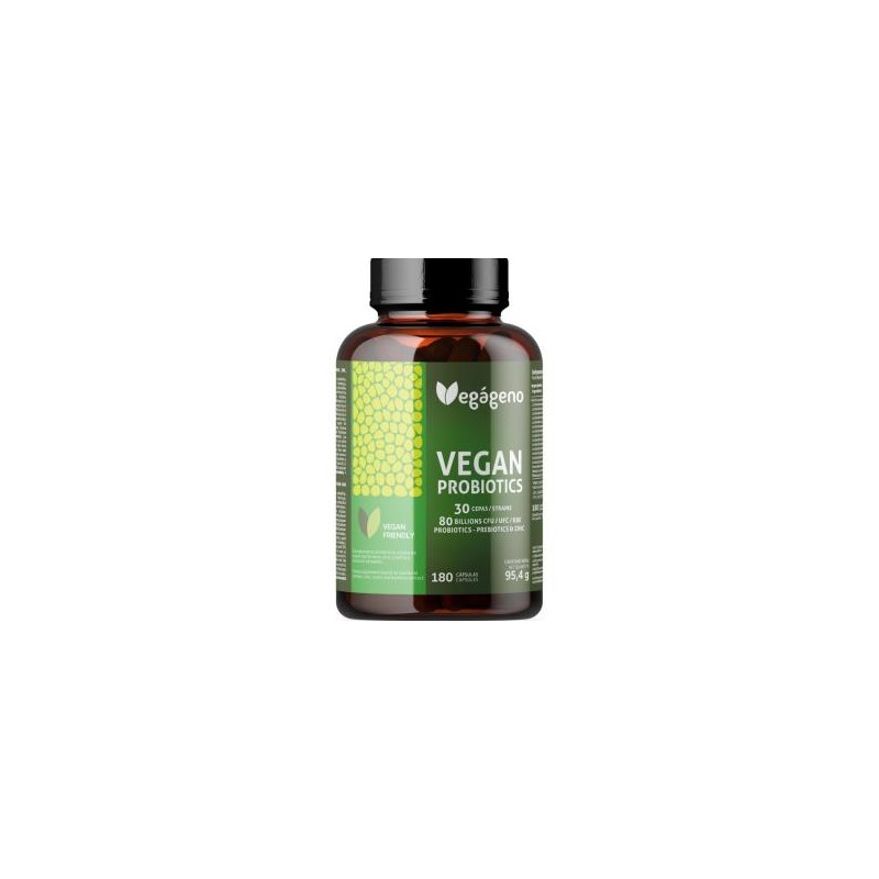 Vegan Probiotic 80 Billions Ufc 180  Capsulas Vegageno