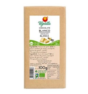 Chocolate Blanco 100 Gramos Bio Ccpae Vegetalia