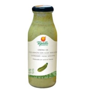 Crema De Calabacin Con Alga Wakame 500 Ml Bio Vegetalia