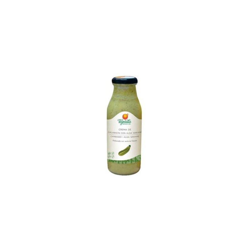 Crema De Calabacin Con Alga Wakame 500 Ml Bio Vegetalia